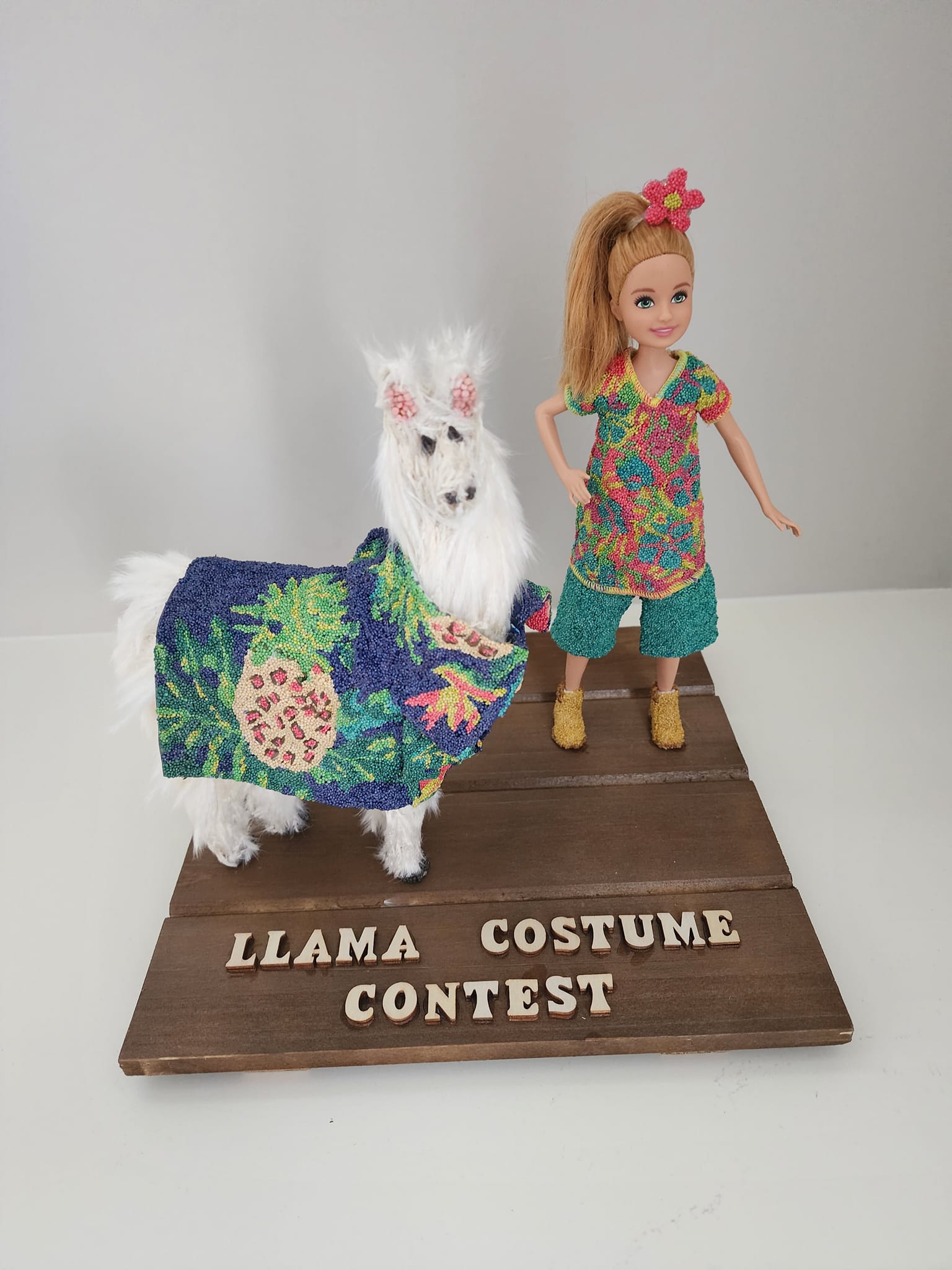 [Elycia Arendt Llama Costume Contest image]